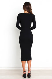 DRESSES @Hydranga Dress - Black