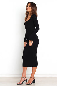 DRESSES @Hydranga Dress - Black