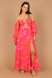 DRESSES @Karma Dress - Pink Floral