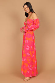 DRESSES @Karma Dress - Pink Floral