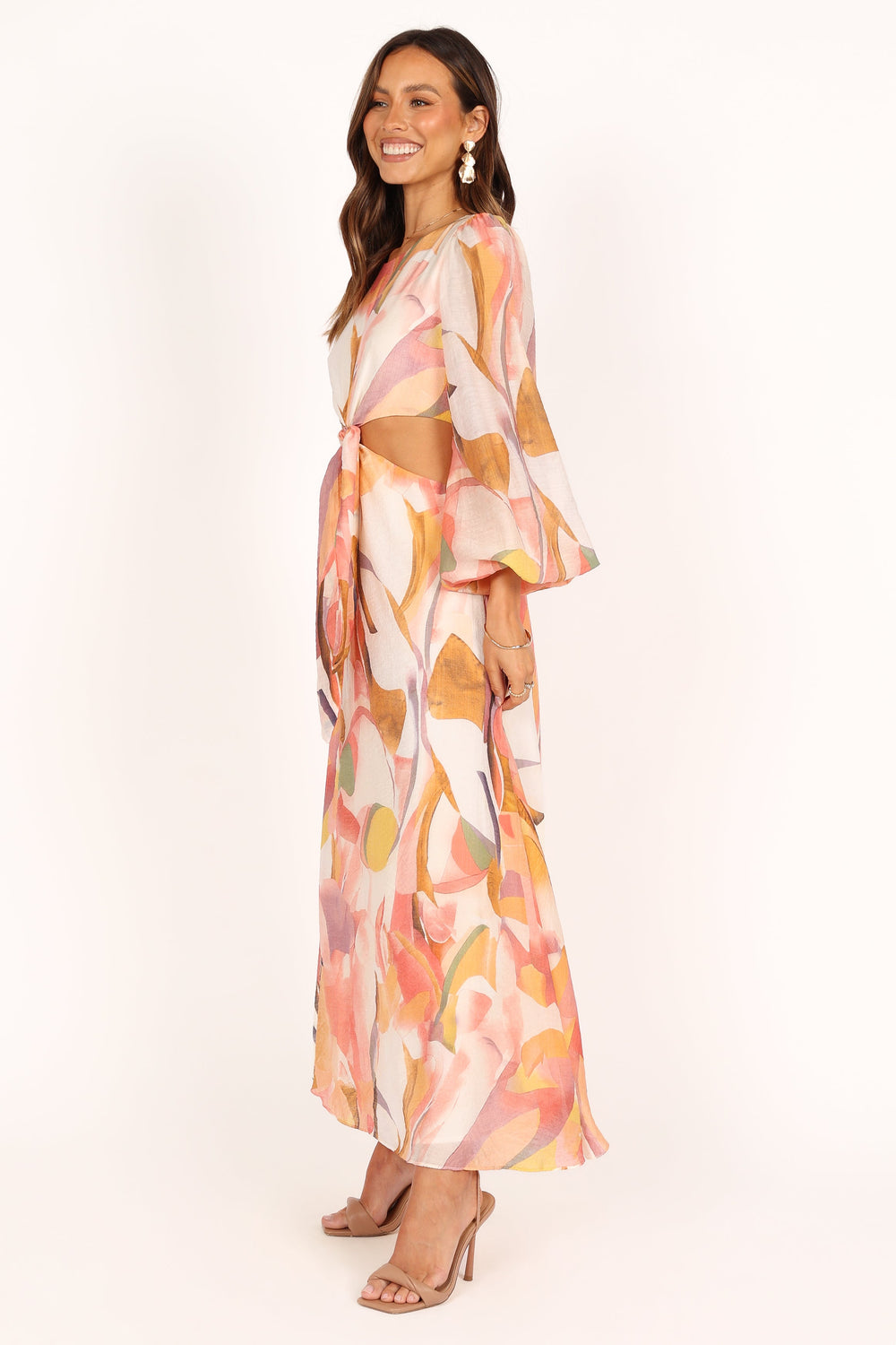 DRESSES Laquin Long Sleeve Maxi Dress - Pink
