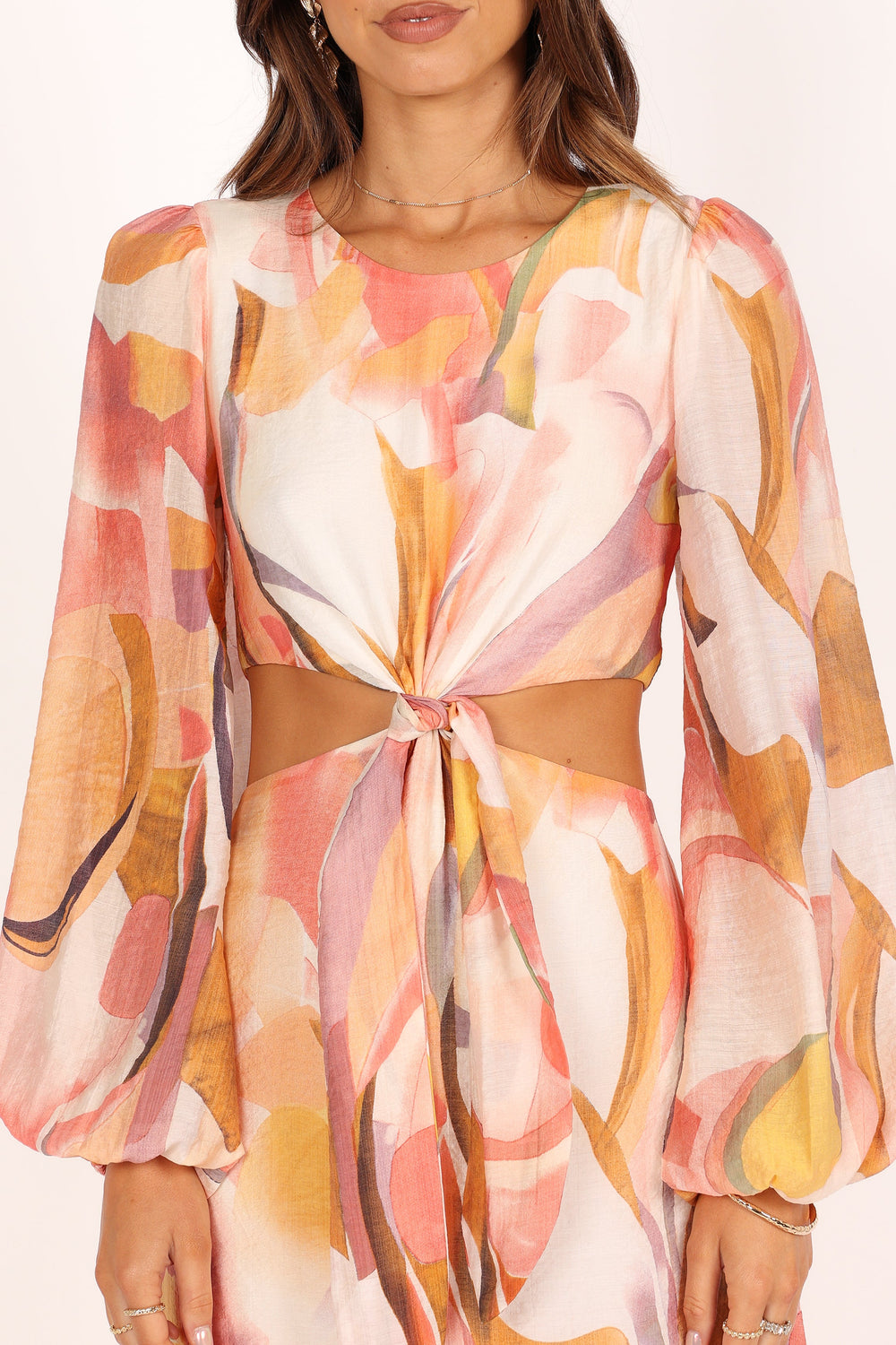 DRESSES Laquin Long Sleeve Maxi Dress - Pink