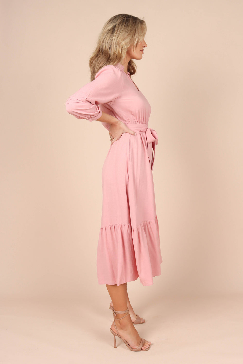 Laura Midi Dress Rose Petal & Pup