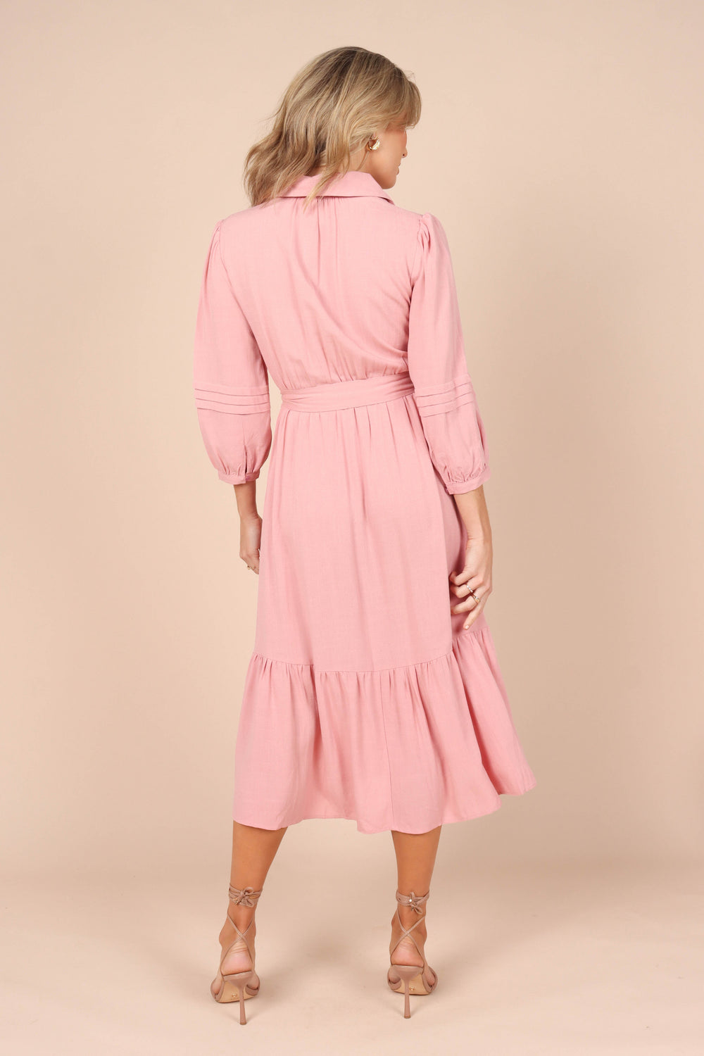Laura Midi Dress Rose Petal & Pup