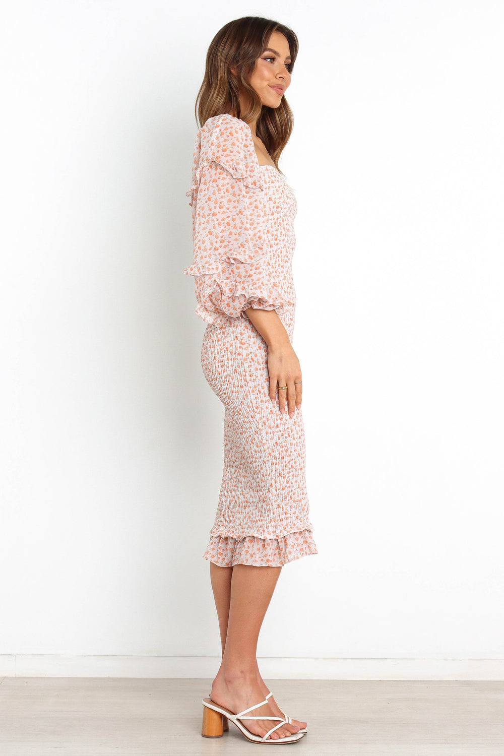 Leia Dress Orange Petal & Pup