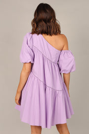 DRESSES @Lottie Off Shoulder Mini Dress - Lilac