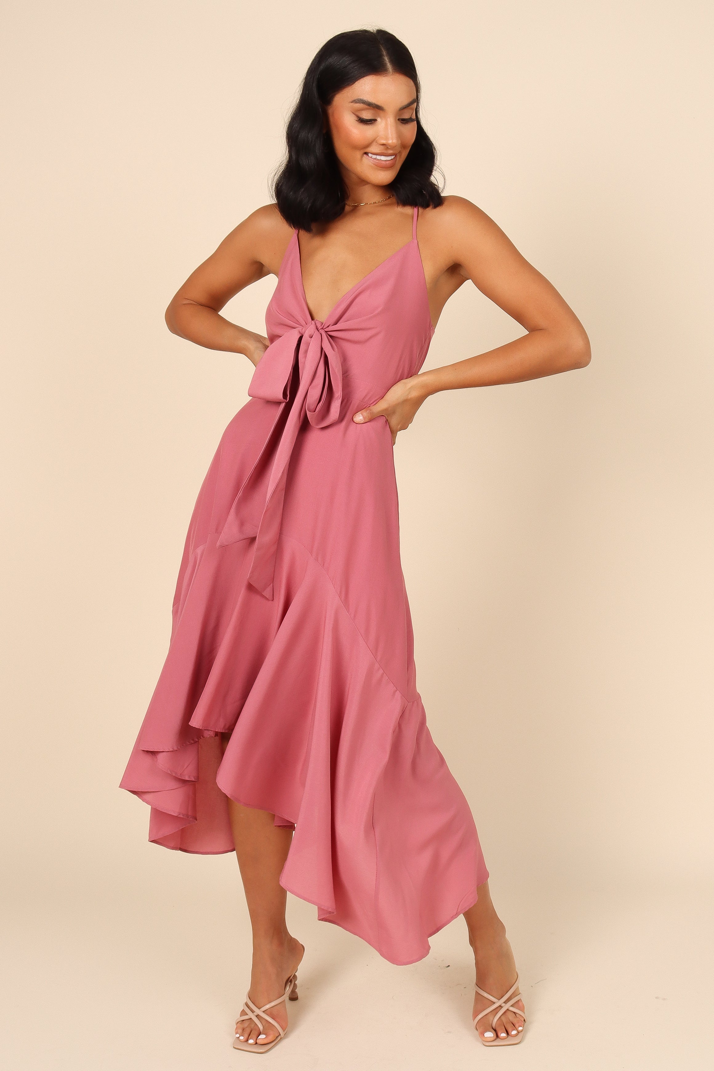 DRESSES Mariana High Low Dress - Rose