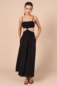 DRESSES @Mina Cut Out Dress - Black