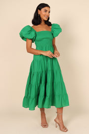 DRESSES Morgan Tiered Dress - Green