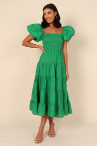 DRESSES Morgan Tiered Dress - Green