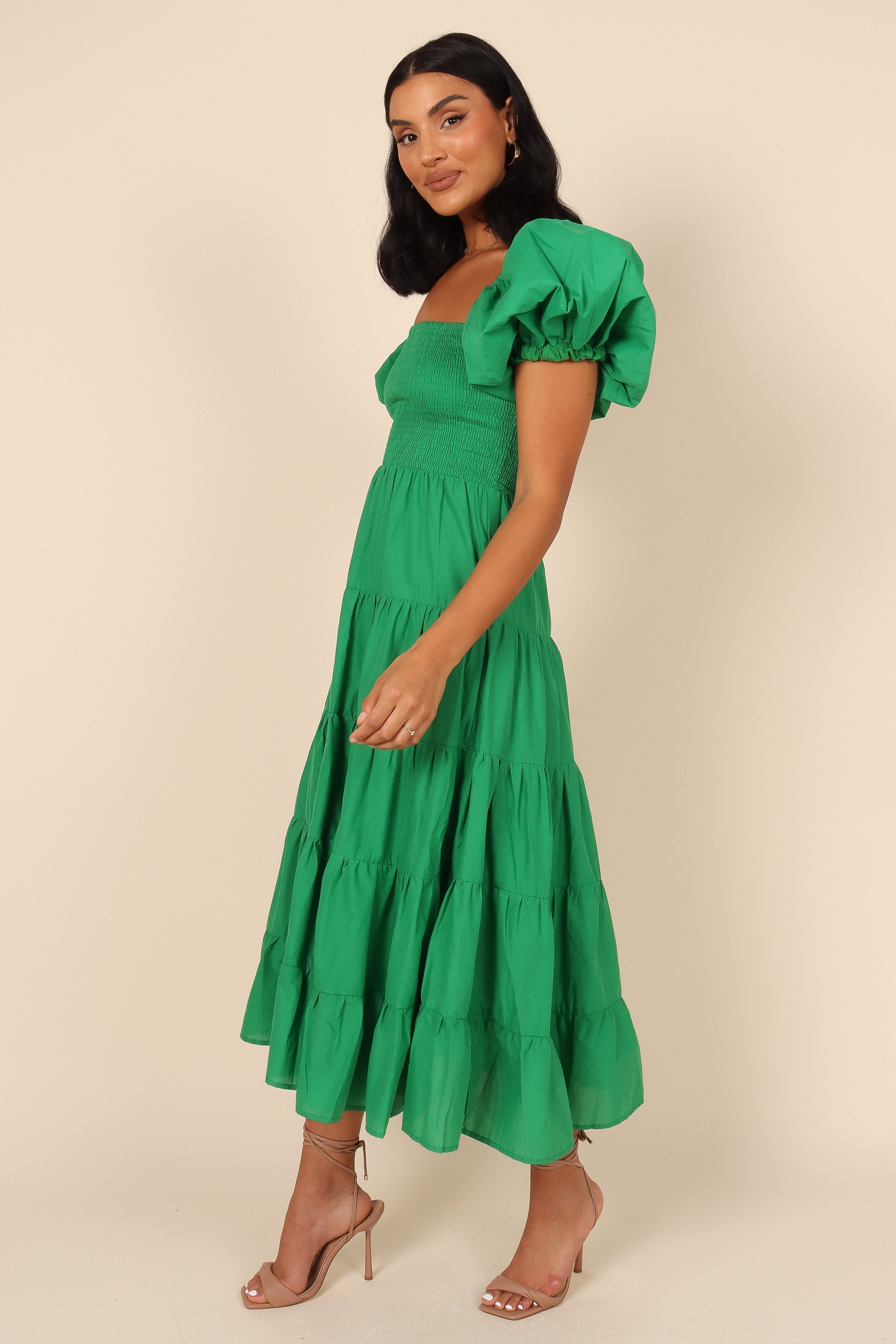 DRESSES Morgan Tiered Dress - Green