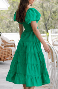 DRESSES Morgan Tiered Dress - Green
