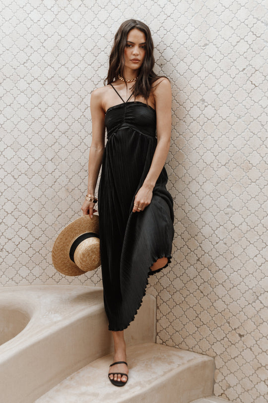 Shop Formal Dresses - Polly Halterneck Maxi Dress from Petal and Pup