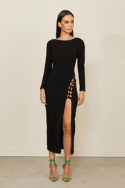 DRESSES Reed Midi Dress - Black