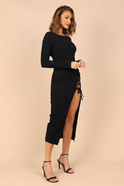 DRESSES Reed Midi Dress - Black