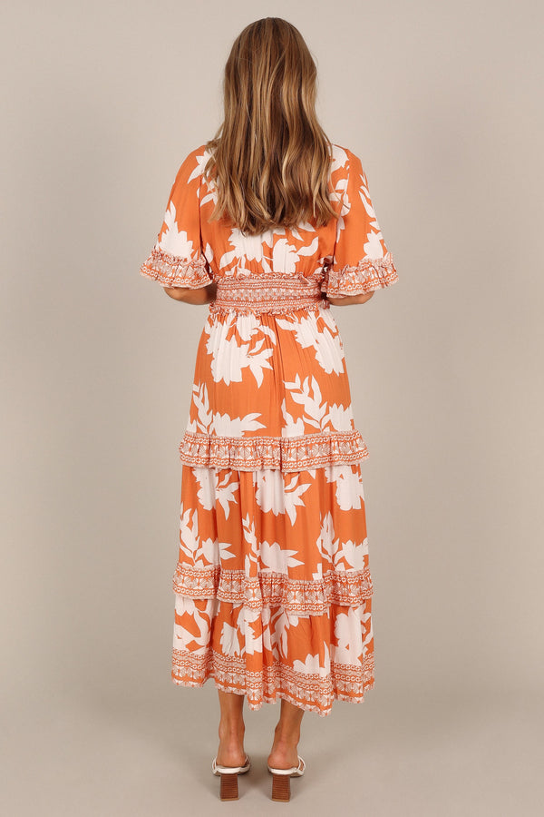 DRESSES @Silvio Maxi Dress - Orange