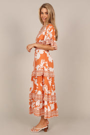 DRESSES @Silvio Maxi Dress - Orange