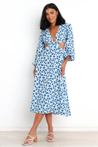 DRESSES @Simonette Dress - Blue (waiting on bulk)