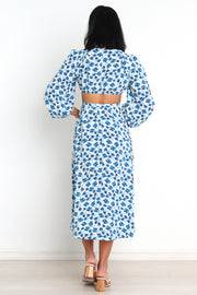 DRESSES @Simonette Dress - Blue (waiting on bulk)