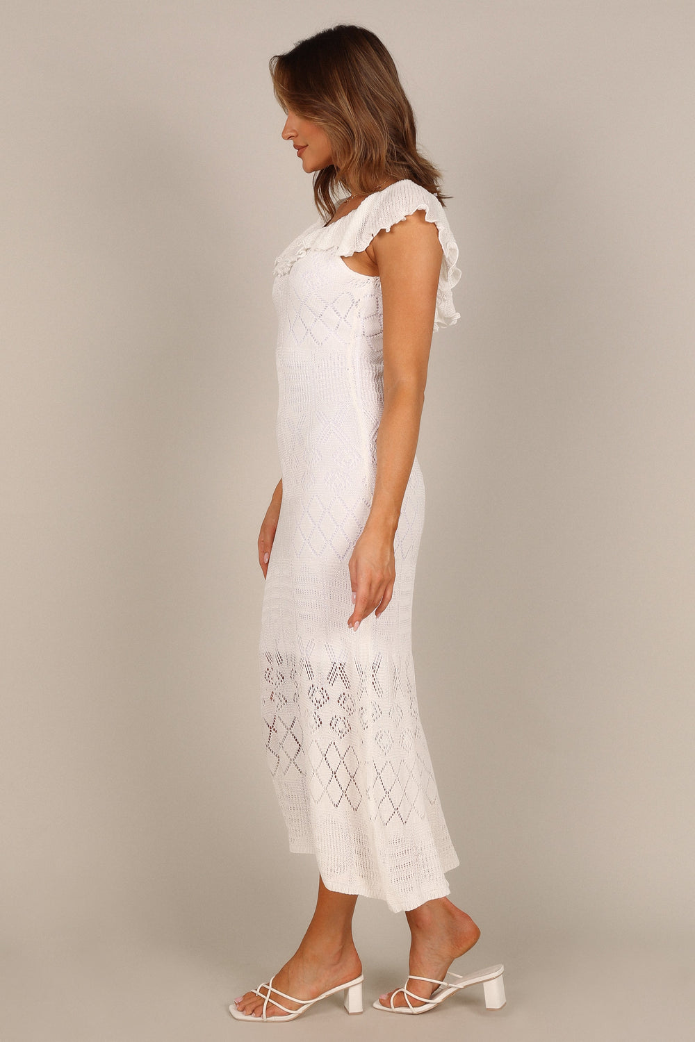 DRESSES Sunny Midi Dress - White