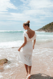 DRESSES Sunny Midi Dress - White