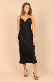 DRESSES @Yorelle Midi Dress - Black (waiting on bulk)