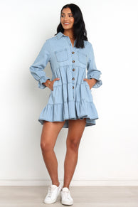 DRESSES @Zubaira Dress - Blue