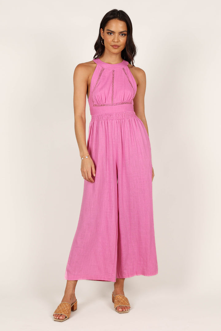 Farrah Jumpsuit Pink Petal & Pup