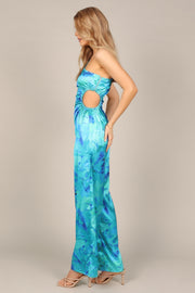 JUMPSUITS @Florina Jumpsuit - Blue/Green