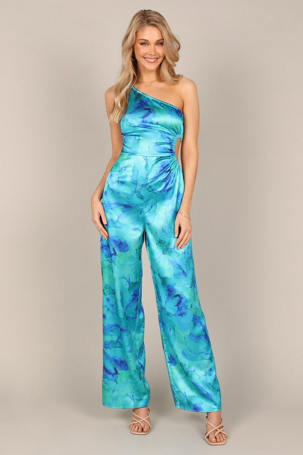 JUMPSUITS @Florina Jumpsuit - Blue/Green