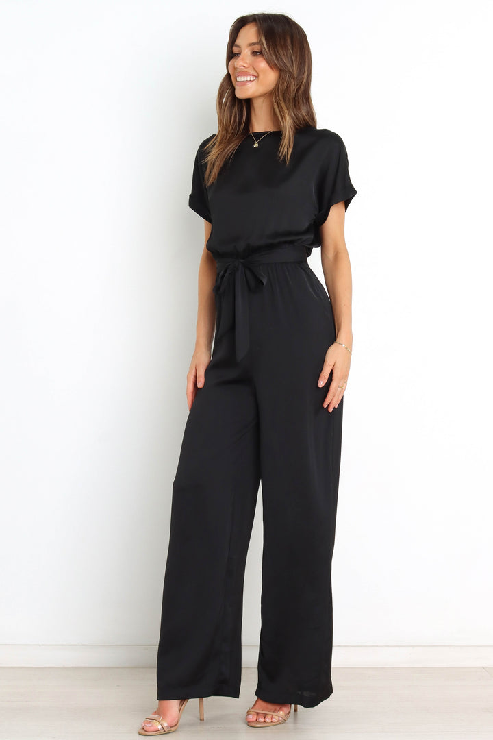 Laura Jumpsuit - Black - Petal & Pup