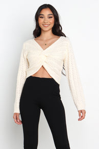 KNITWEAR @Baylor Knit - White (US Transfer - Don't put online)