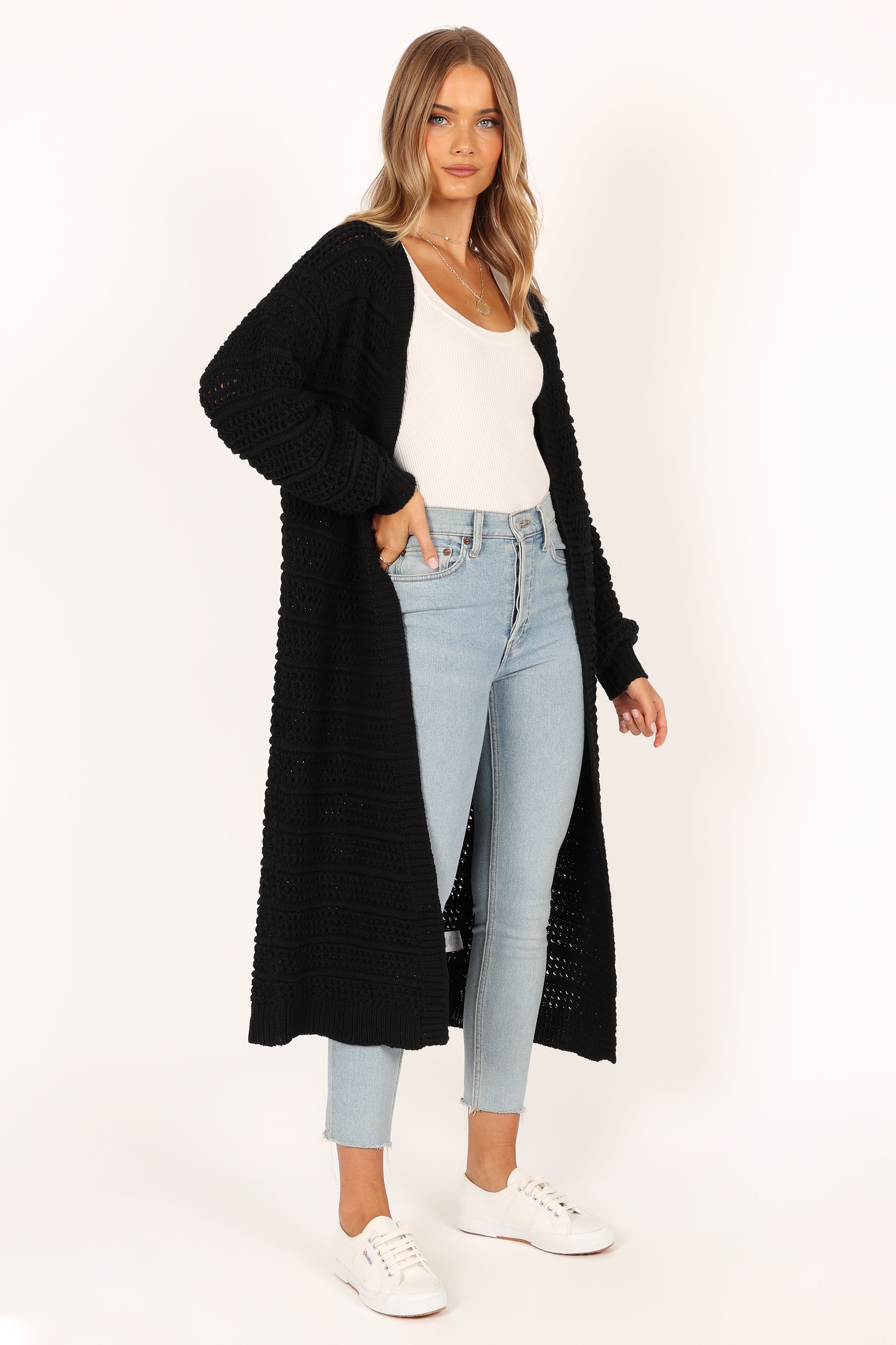 KNITWEAR @Chloelle Cardigan - Black (waiting on bulk)