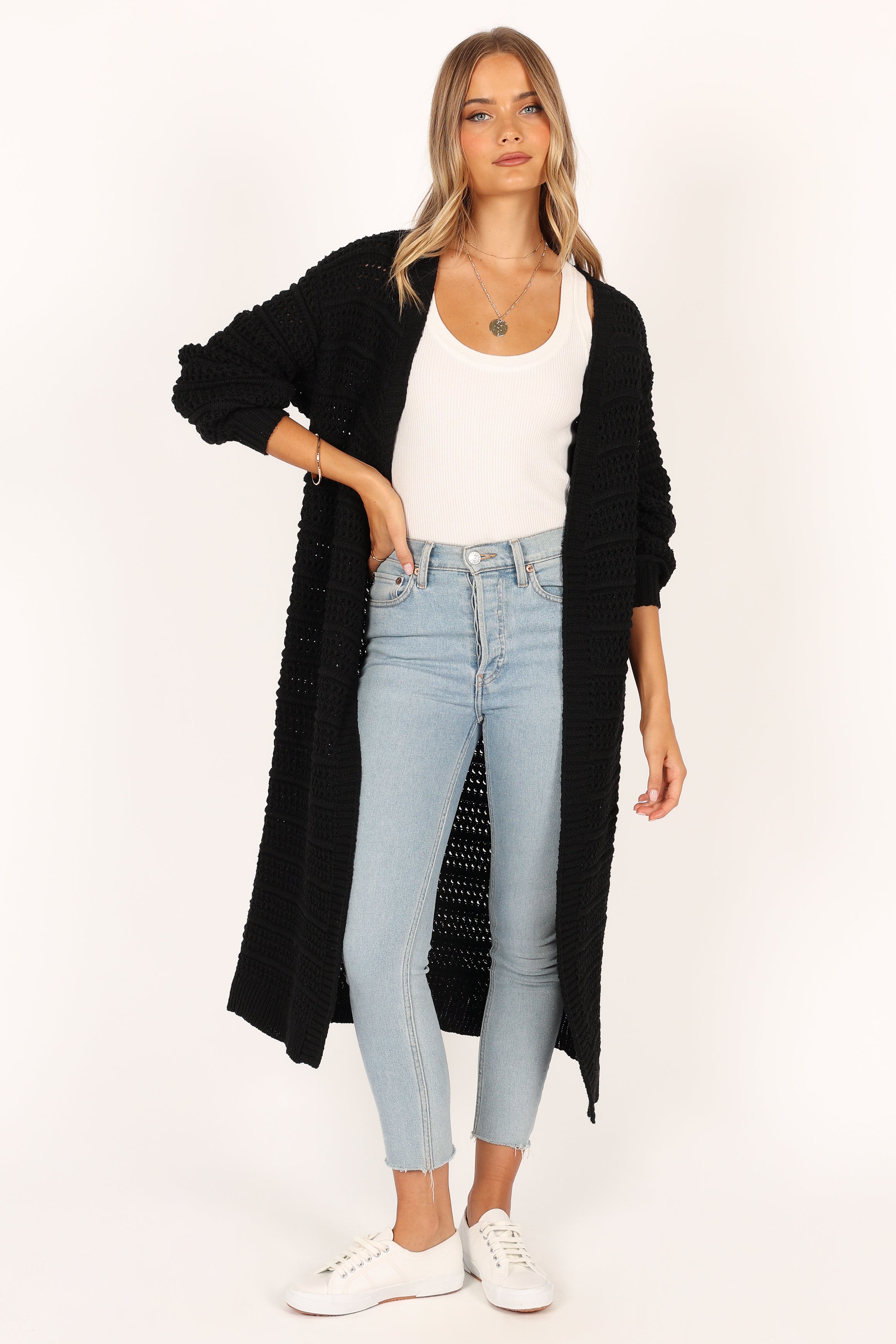 KNITWEAR @Chloelle Cardigan - Black (waiting on bulk)