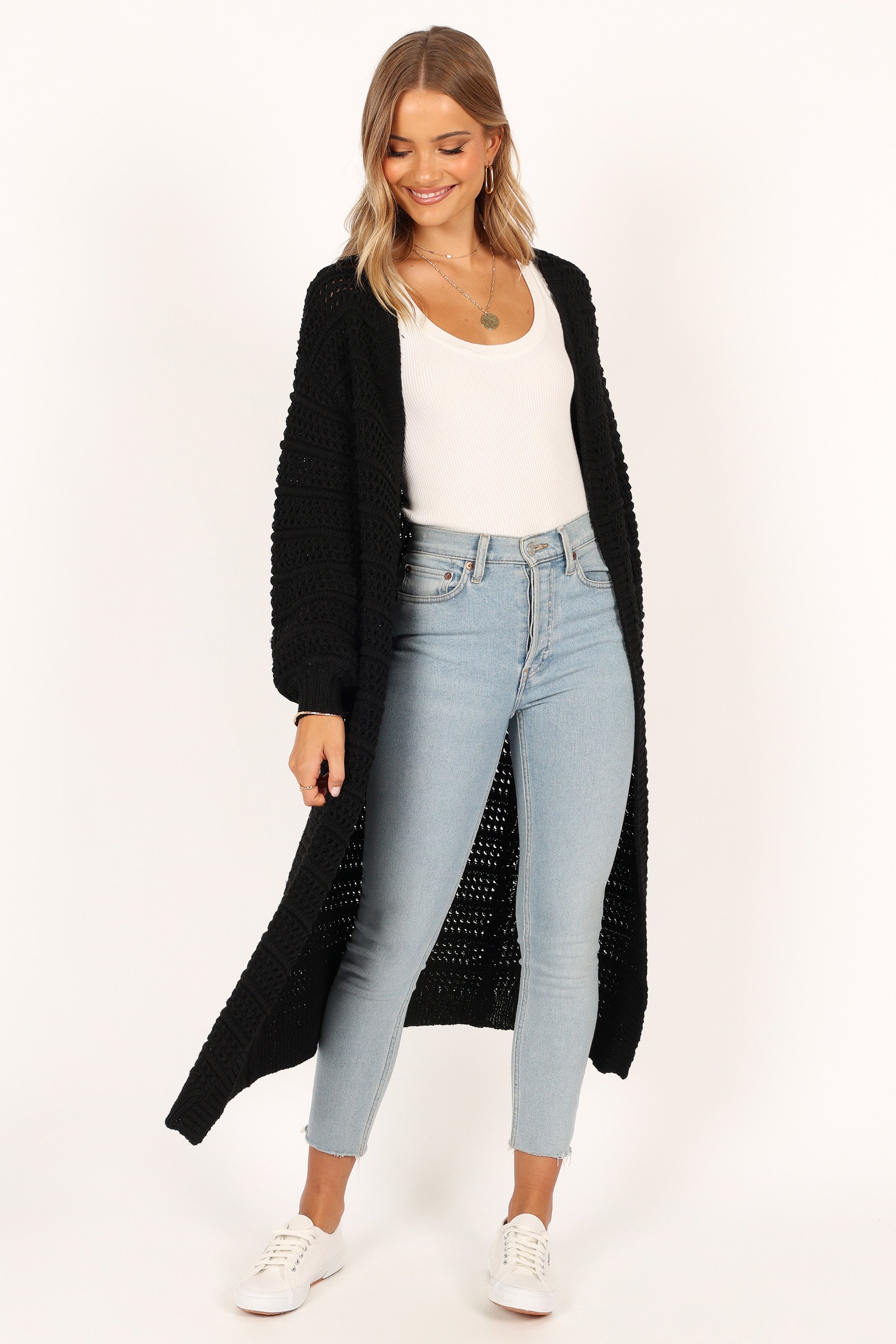 KNITWEAR @Chloelle Cardigan - Black (waiting on bulk)