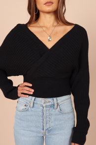 KNITWEAR Hilary Knit Sweater - Black - needs more images