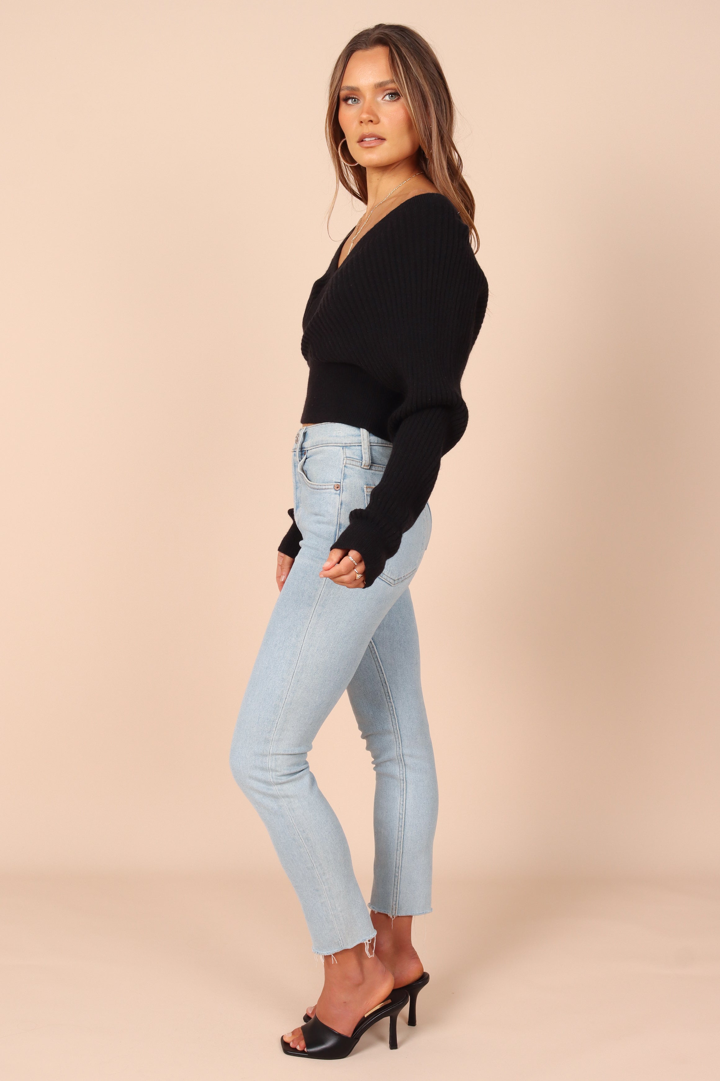 KNITWEAR Hilary Knit Sweater - Black - needs more images