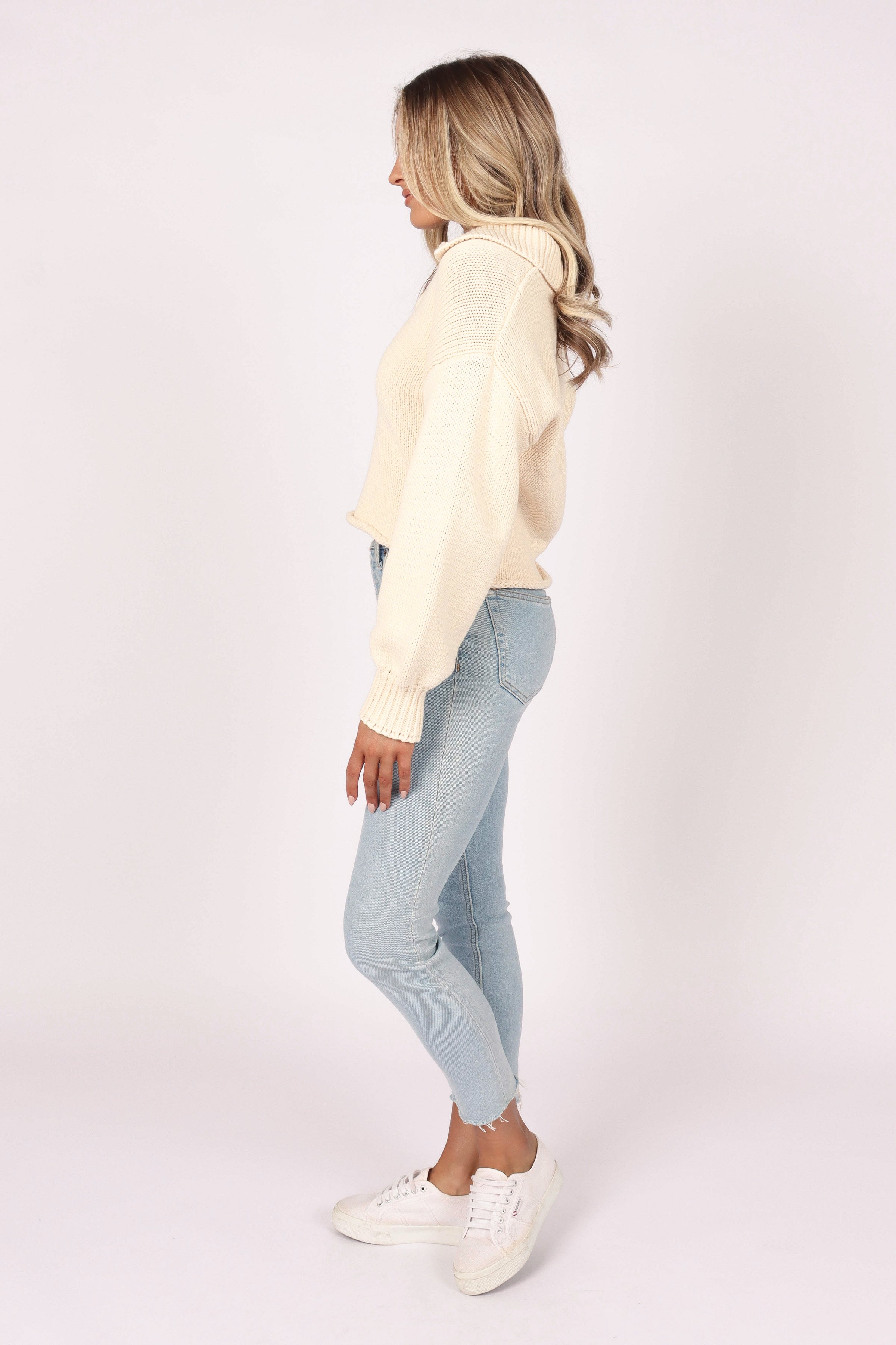 KNITWEAR Julia Knit Sweater - Cream