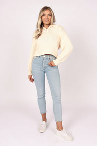 KNITWEAR Julia Knit Sweater - Cream