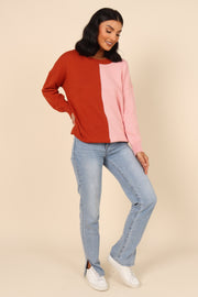 KNITWEAR Karlie Knit Sweater - Pink