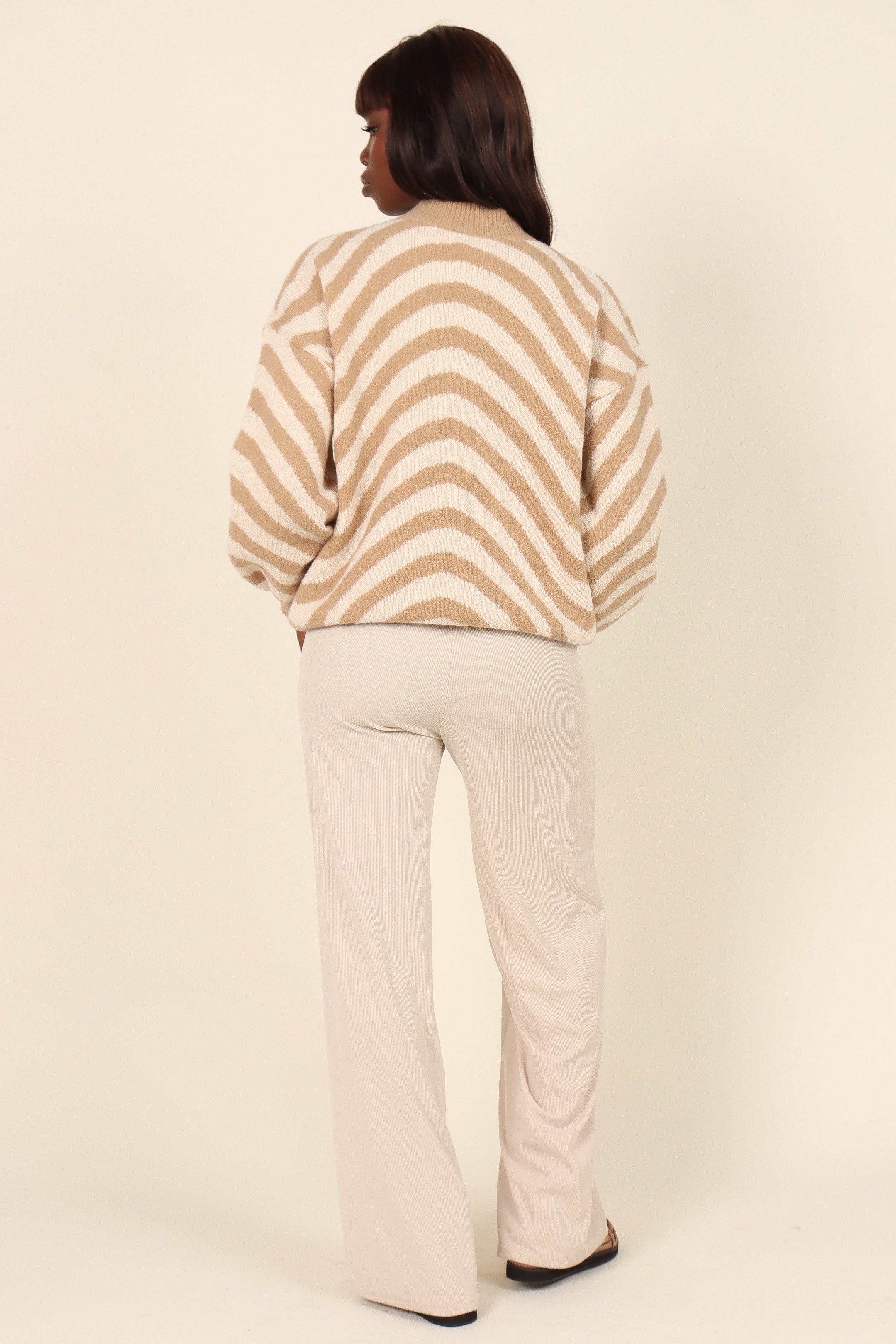 KNITWEAR Kendall Knit Sweater - Brown (waiting on bulk)