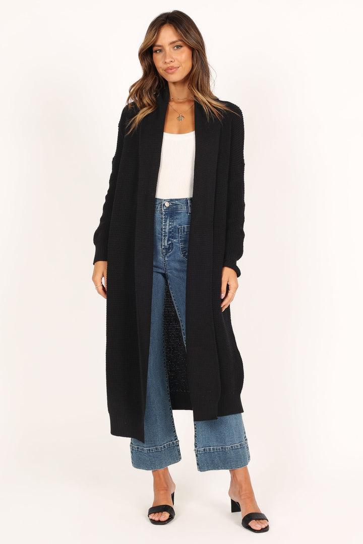 Leah Cardigan - Black - Petal & Pup