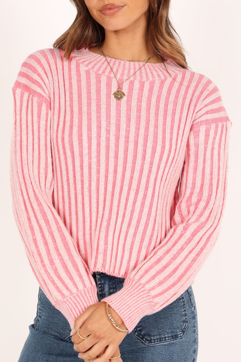 KNITWEAR @Milly Knit Sweater - Pink