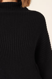 KNITWEAR Whitaker Knit Sweater - Black