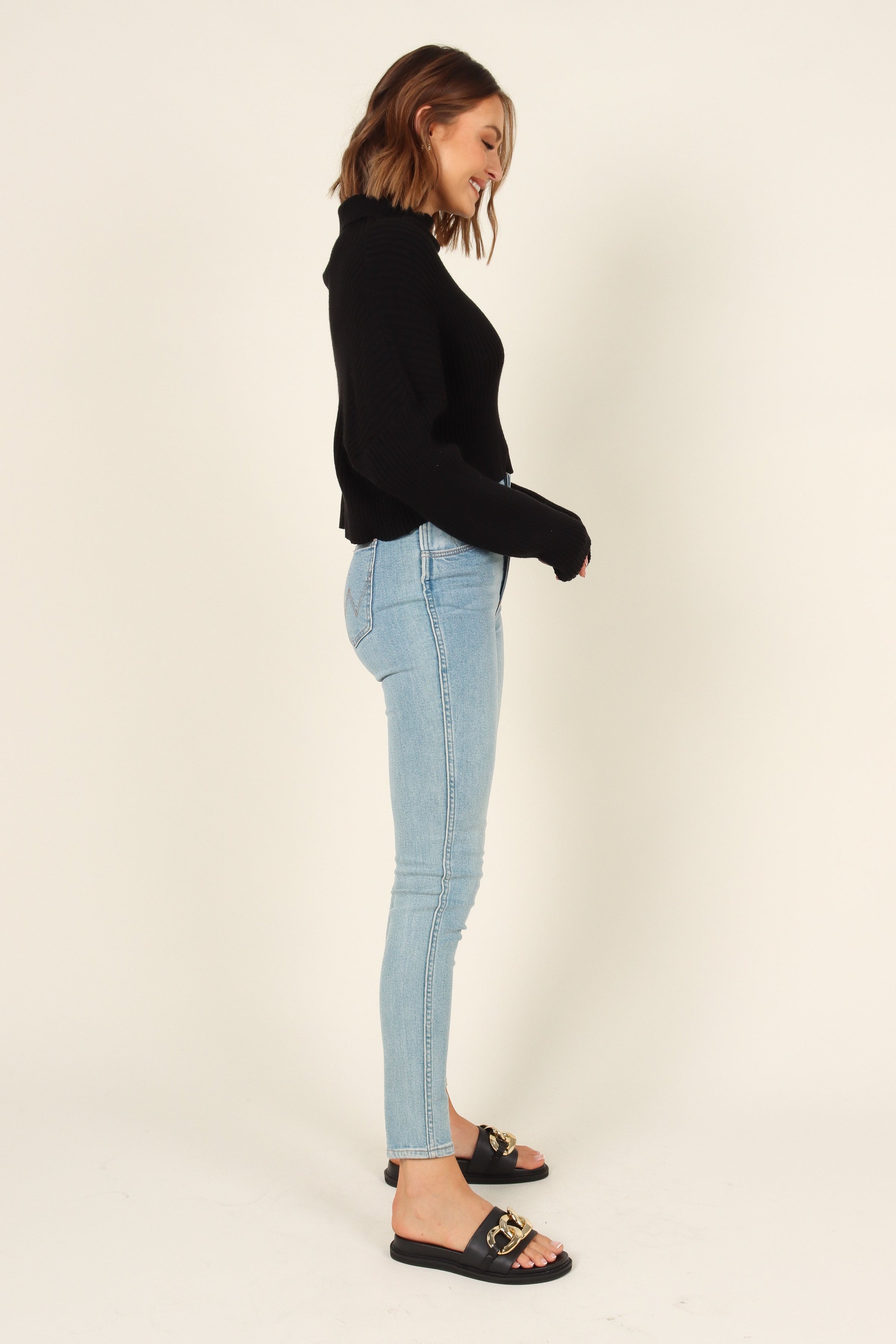 KNITWEAR Whitaker Knit Sweater - Black