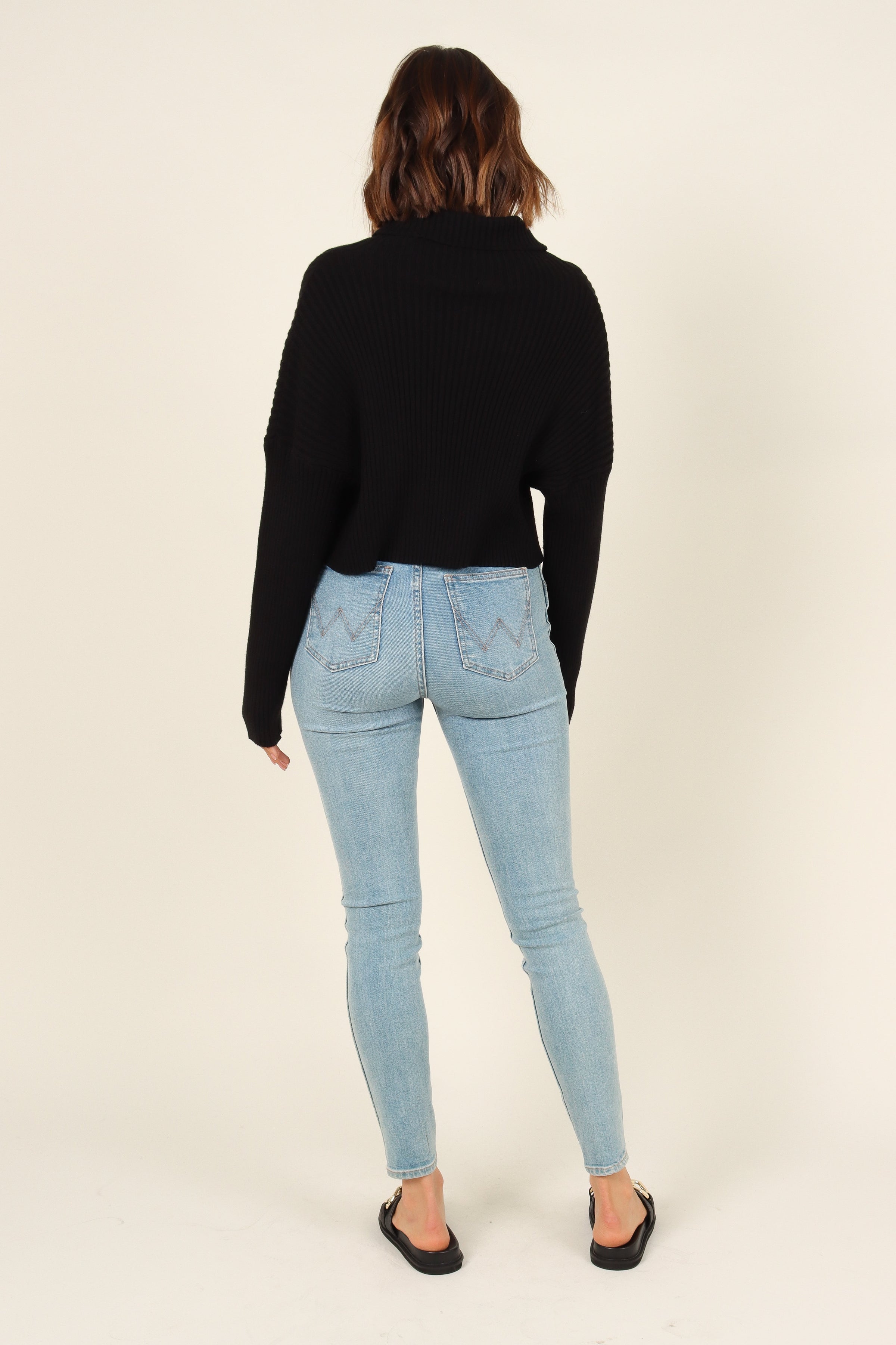 KNITWEAR Whitaker Knit Sweater - Black