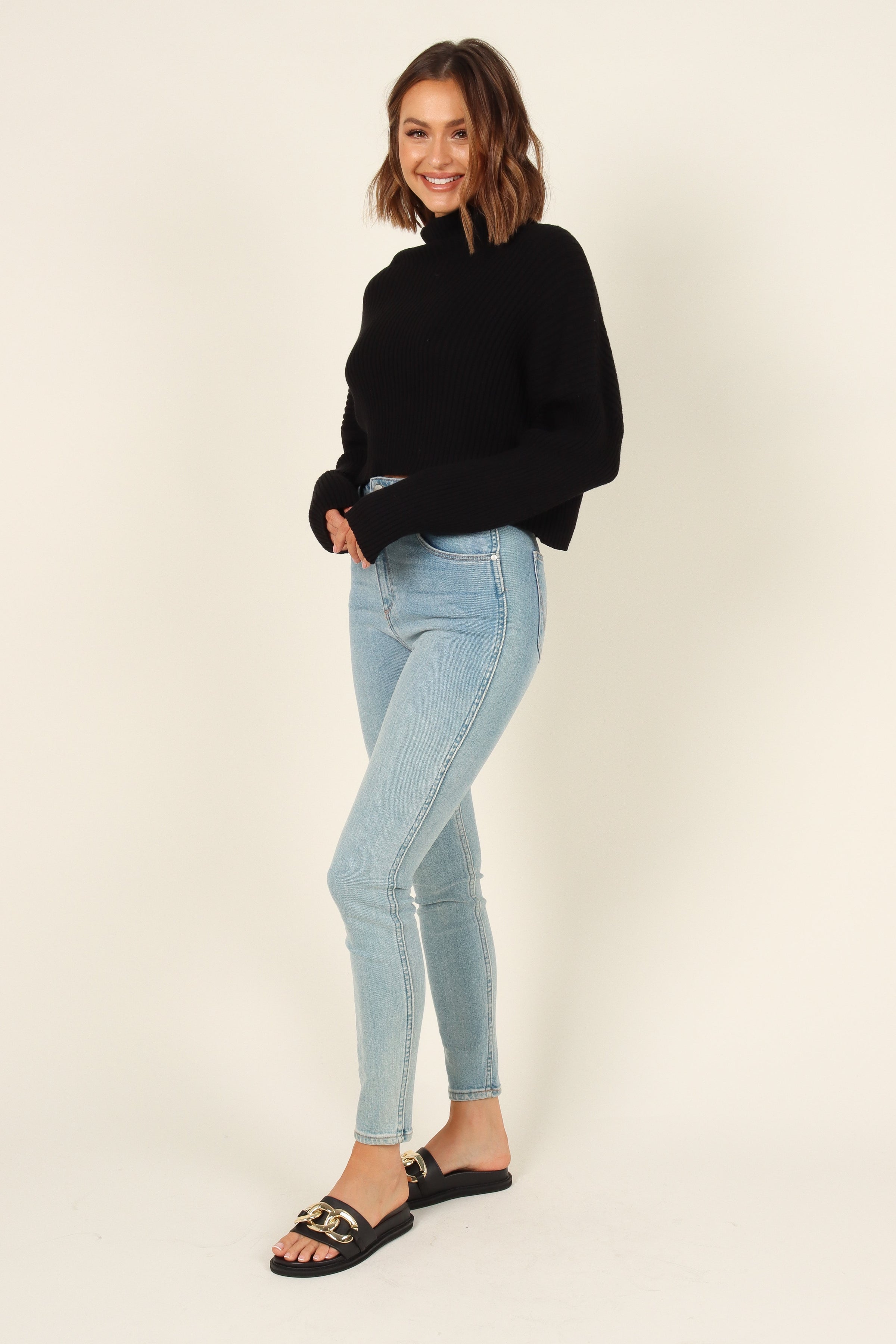 KNITWEAR Whitaker Knit Sweater - Black