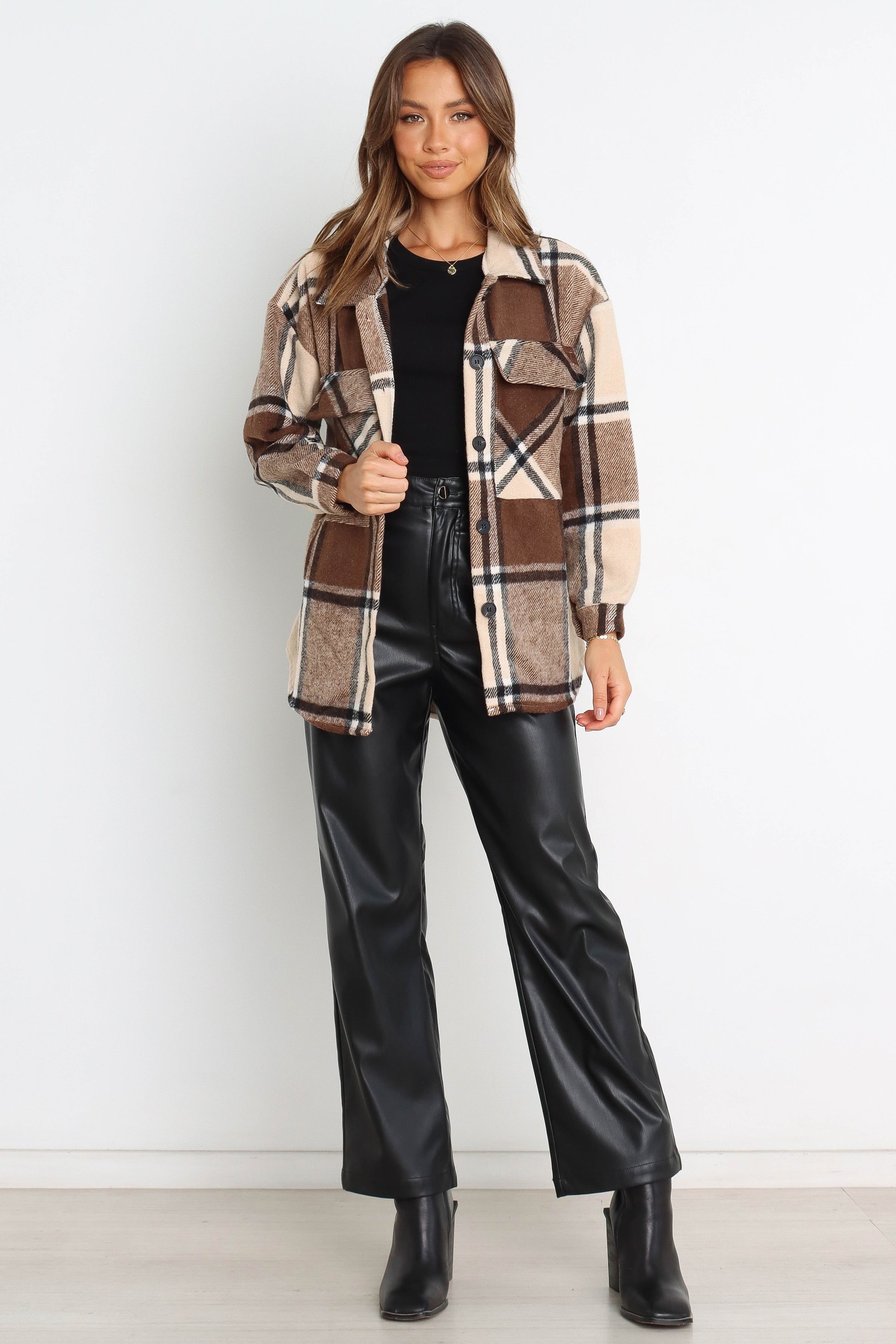 OUTERWEAR @Bianca Jacket - Brown