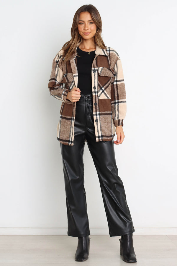 OUTERWEAR @Bianca Jacket - Brown