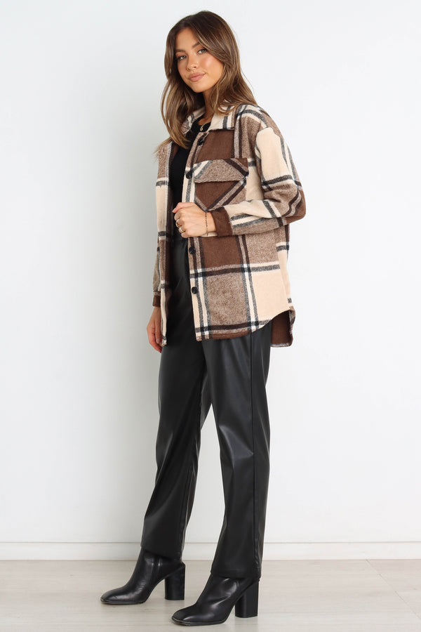 OUTERWEAR @Bianca Jacket - Brown